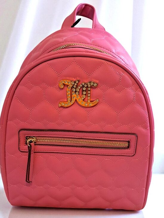 Juicy Couture Pink Quilted Backpack & Zip Around Wallet Bundle Set NWT main image 12